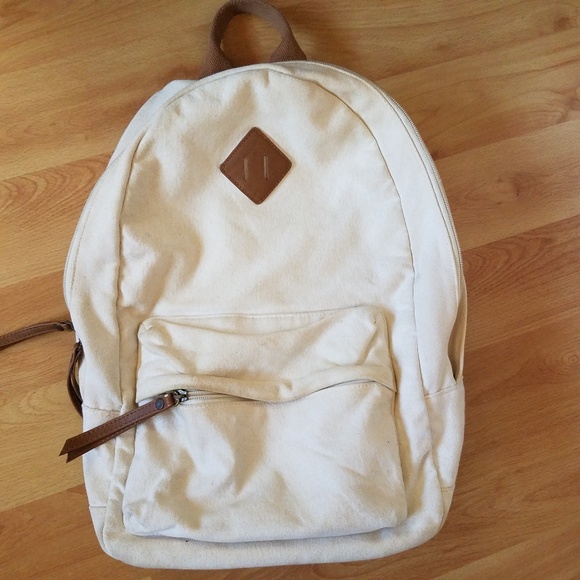 cream backpack